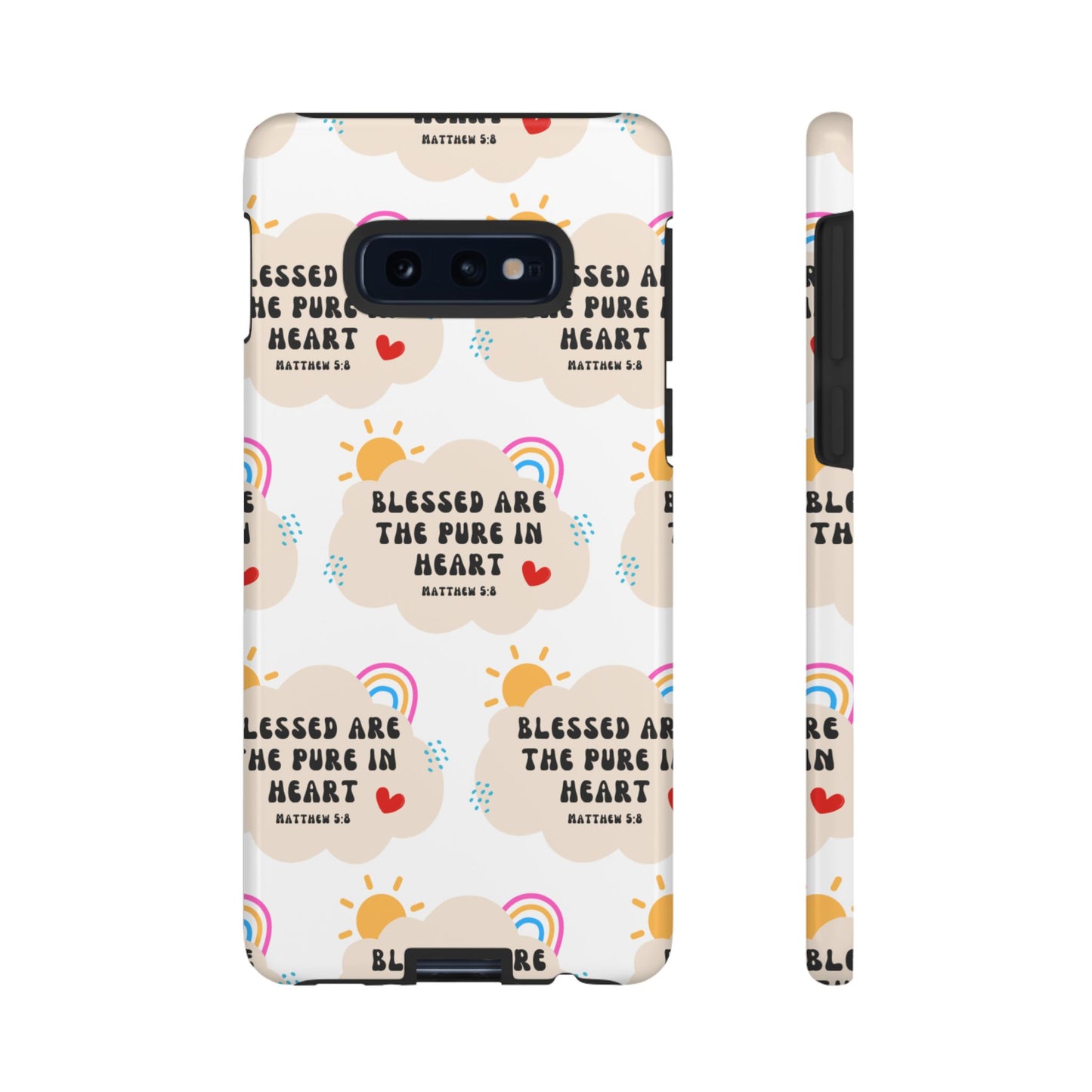 "Blessed Are The Pure In Heart" Phone Case