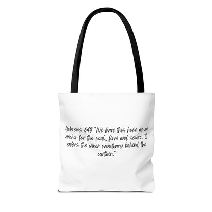 "Anchor Your Faith" Tote Bag