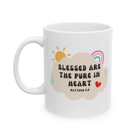 "Blessed Are The Pure In Heart" Mug