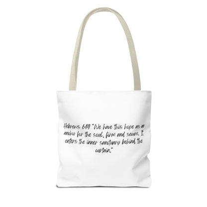 "Anchor Your Faith" Tote Bag