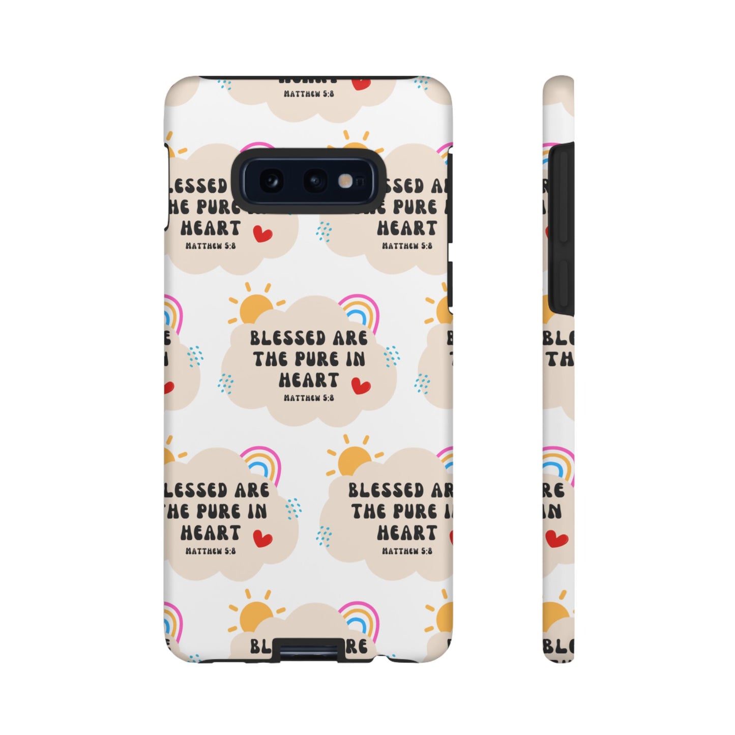 "Blessed Are The Pure In Heart" Phone Case