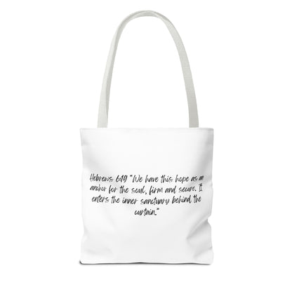 "Anchor Your Faith" Tote Bag