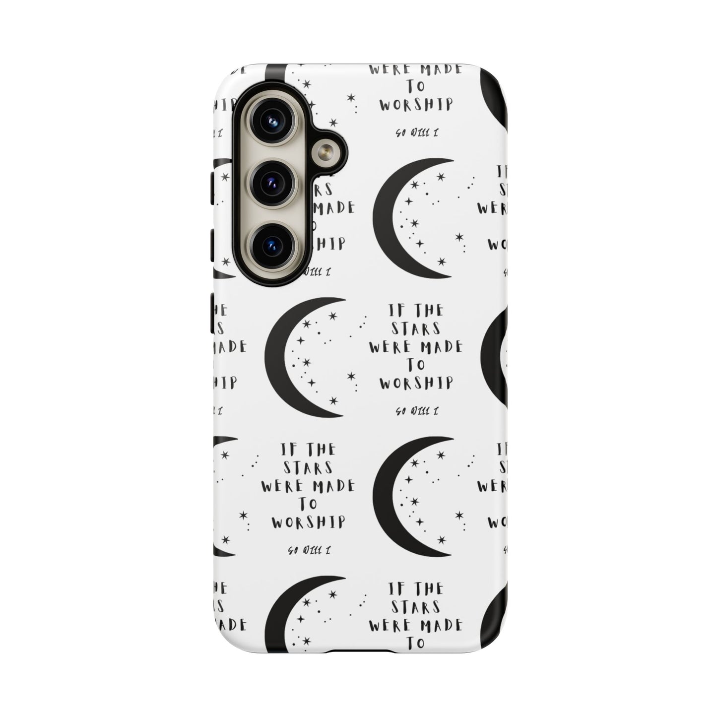 "If The Stars Were Made To Worship" Phone Case