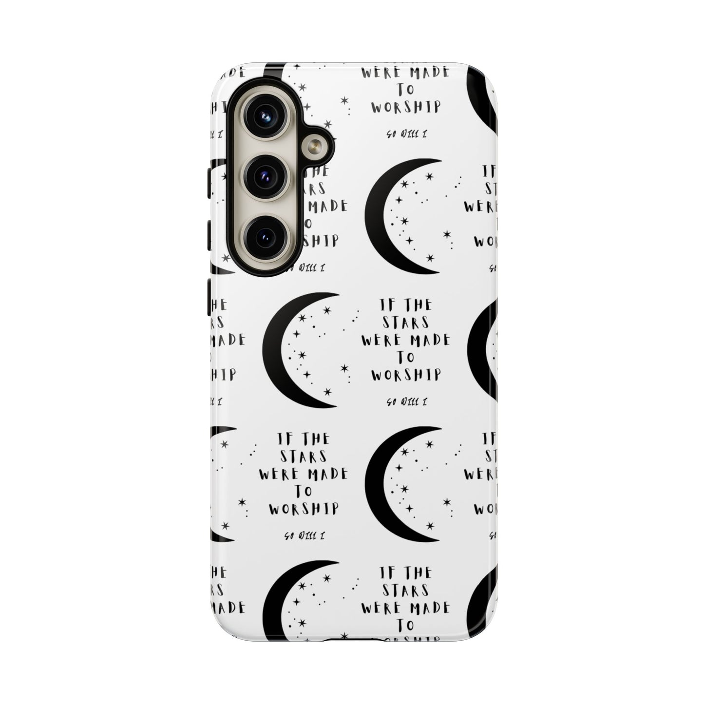 "If The Stars Were Made To Worship" Phone Case