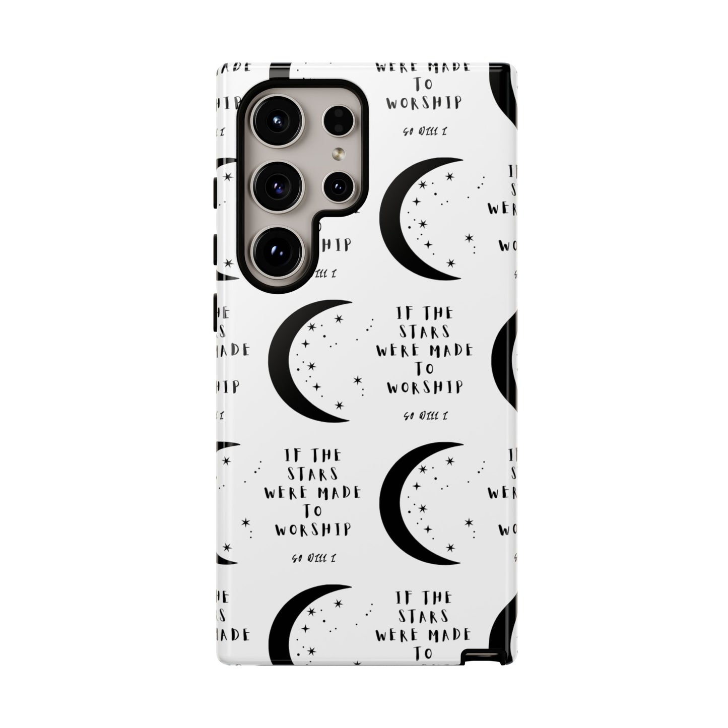 "If The Stars Were Made To Worship" Phone Case