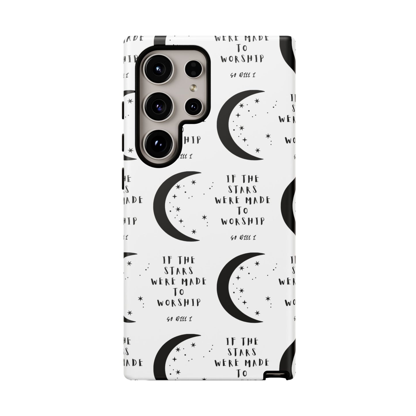 "If The Stars Were Made To Worship" Phone Case